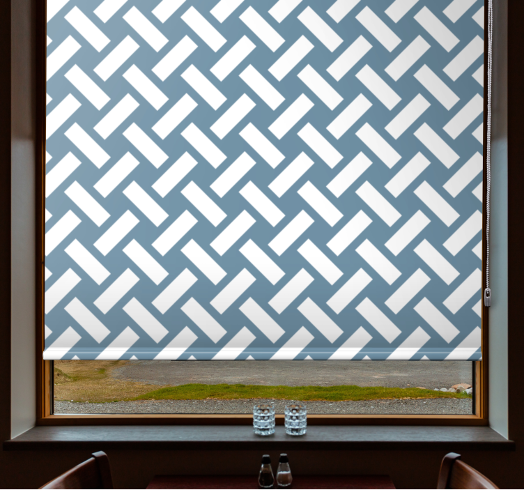 vzorovaná roleta prelínajúci sa lineárny vzor - Tenstickers