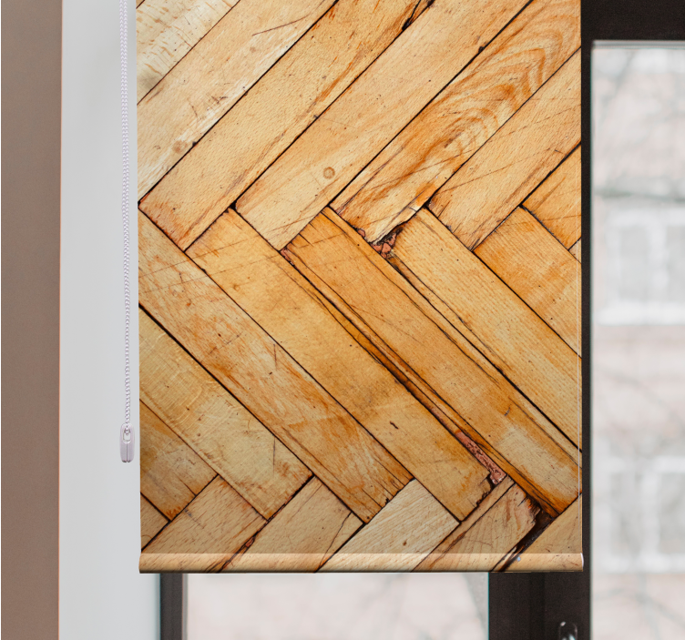 vzorovaná roleta prírodný vzor dreva - Tenstickers