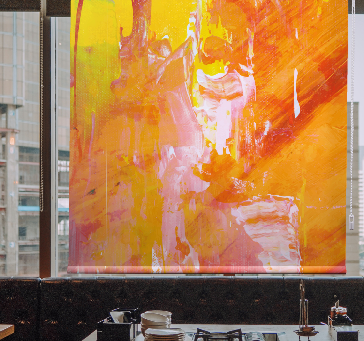 vzorovaná roleta žiarivé abstraktné striekance - Tenstickers