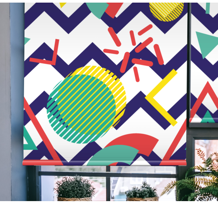 moderná roleta abstraktné zábavné figúrky - Tenstickers