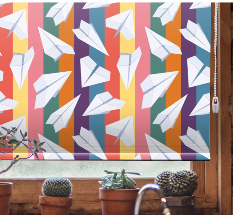 zábavná roleta let papierových lietadiel - Tenstickers