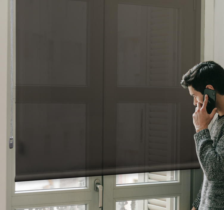 zatemňovacia roleta elegantný tmavý obal - Tenstickers