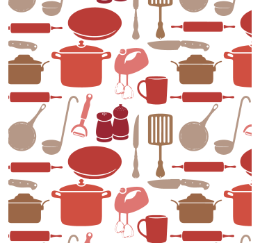 roleta do kuchyne kuchynské náradie - Tenstickers