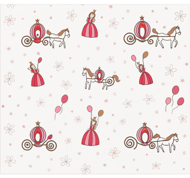 roleta do detskej izby rozprávková princezná - Tenstickers