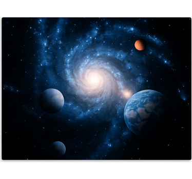 roleta pre teenagera galaxia vesmír planéta - Tenstickers