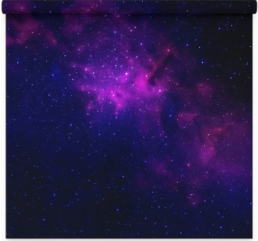 roleta pre teenagera fialová galaxia hviezda - Tenstickers