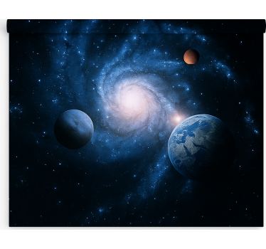 roleta pre teenagera kozmická špirálová galaxia - Tenstickers