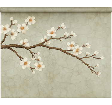 roleta do jedálne kvitnúci japonský strom - Tenstickers