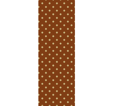 Roleta do kancelárie hnedý krížový vzor - Tenstickers