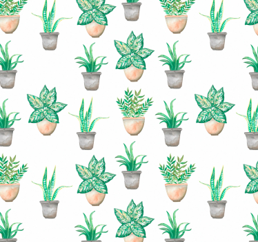 Roleta do kuchyne s motívom kvetináčovej zelene - Tenstickers