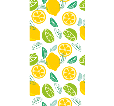 Roleta do kuchyne s citrusovým motívom - Tenstickers