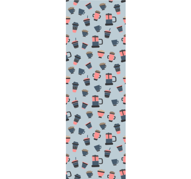 Roleta do kuchyne s kávovým vzorom na donášku - Tenstickers
