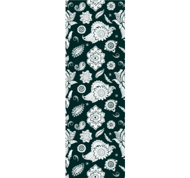 Roleta do kuchyne s indickým paisley vzorom - Tenstickers