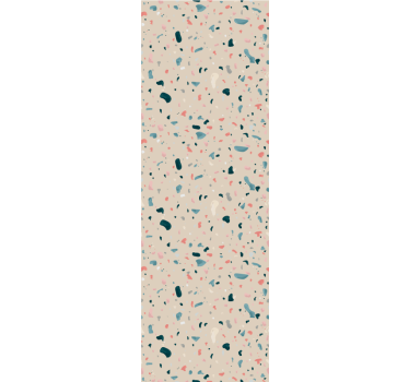 Roleta do kuchyne s ručne maľovaným terrazzo vzorom - Tenstickers