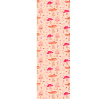 Roleta do jedálne Šťastné klasické huby - Tenstickers