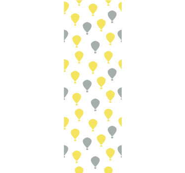 Roleta do detskej izby s motívom horoleteckých balónov - Tenstickers