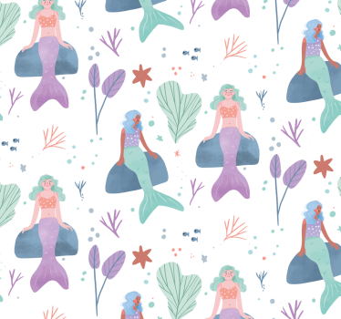Roleta do detskej izby morská víla fantázia - Tenstickers