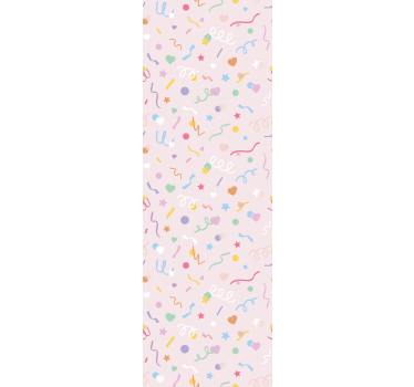 Roleta do detskej izby s roztomilým pastelovým konfetti - Tenstickers