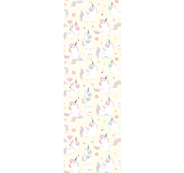 Roleta do detskej izby s fantazijnými jednorožcami - Tenstickers