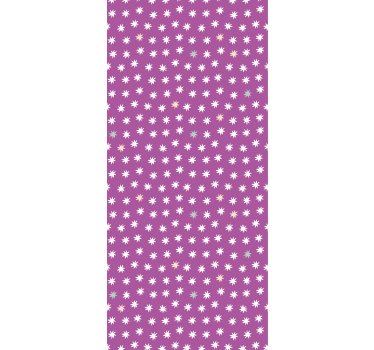 Roleta do detskej izby s bielymi hviezdami - Tenstickers