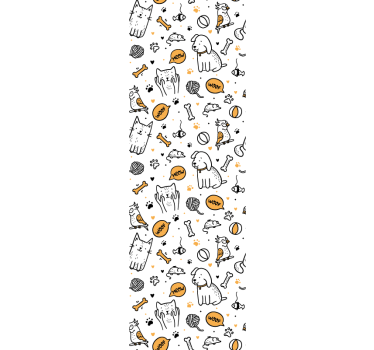 Roleta do detskej izby so zvieratkami v kreslenom štýle - Tenstickers