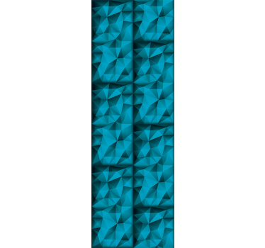 Roleta pre teenagera modré hĺbky v 3d vzore - Tenstickers