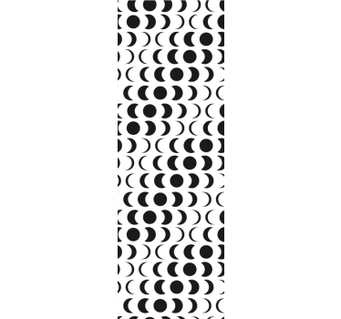 Roleta pre teenagera s minimalistickým vzorom mesiaca - Tenstickers