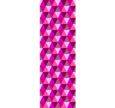 Roleta pre teenagera geometrická fuchsiová - Tenstickers