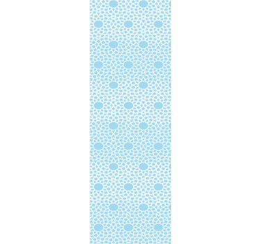 Moderná roleta s bielo-modrým geometrickým vzorom - Tenstickers