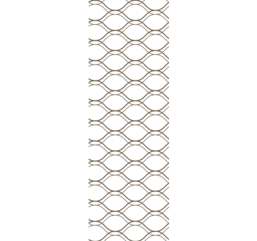 Moderná roleta hnedý vlnitý geometrický vzor - Tenstickers