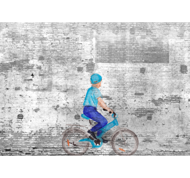 Roleta do kuchyne deti na bicykli graffiti - Tenstickers