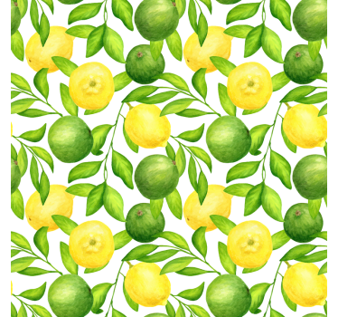 Roleta do kuchyne citróny a limety - Tenstickers