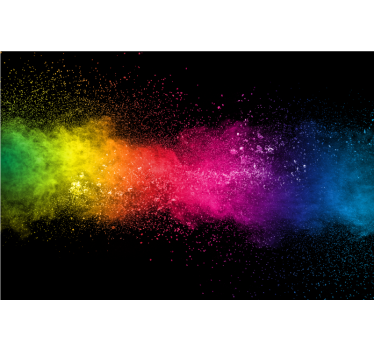 Roleta do obývačky s multicolorovým efektom - Tenstickers
