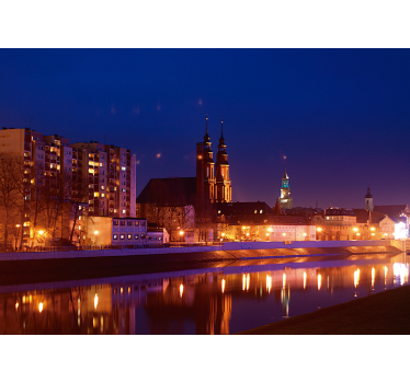 Modrá roleta opole po západe slnka - Tenstickers