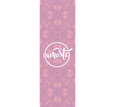 Fialová roleta pre jogu namaste - Tenstickers