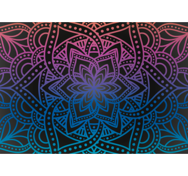 Roleta do obývačky mandala zloženie - Tenstickers