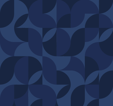 Modrá roleta retro geometrická - Tenstickers