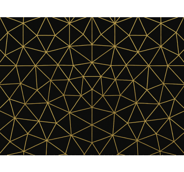 Moderná roleta geometrická sieť zlatá polnoc - Tenstickers