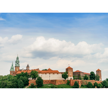 Roleta do obývačky kráľovský hrad v krakove - Tenstickers