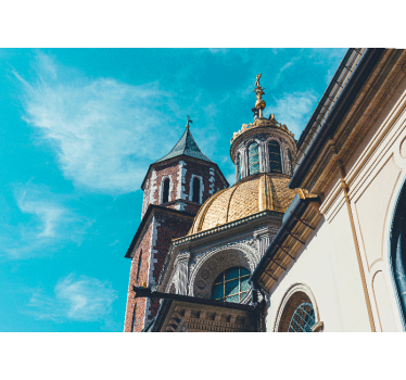 Roleta do obývačky pohľad na wawel - Tenstickers