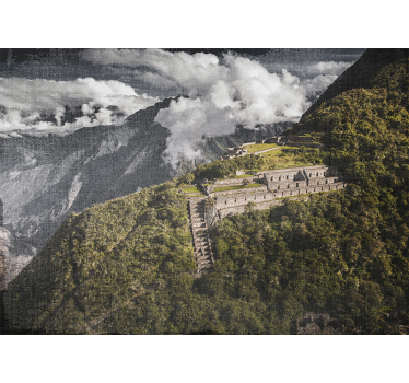 Roleta do obývačky pohľad na choquequirao - Tenstickers