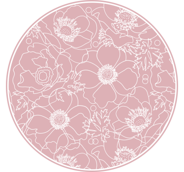 Roleta do izby elegantný ružový obraz - Tenstickers