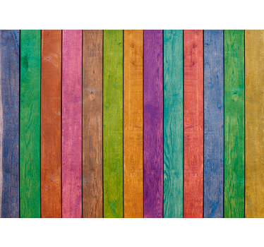Roleta do izby s dreveným multicolor vzorom - Tenstickers