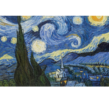 Roleta do izby hviezdna noc od van gogha - Tenstickers