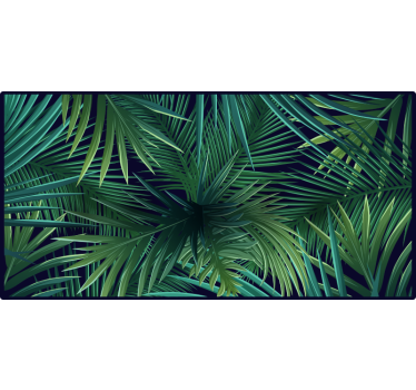 Roleta do izby s intenzívnymi listami monstera - Tenstickers
