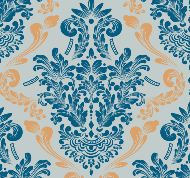 Roleta vintage s elegantným ornamentálnym dizajnom - Tenstickers