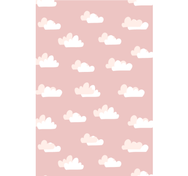 Ružové pozadie cloudová roleta - Tenstickers