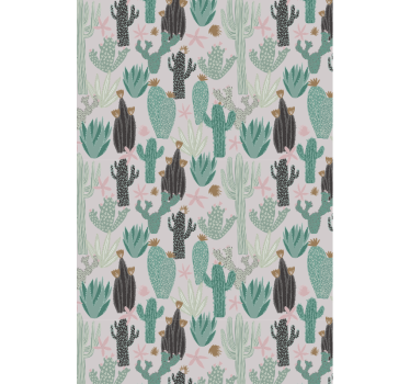 roleta so stromami scéna pokoja saguaro - Tenstickers
