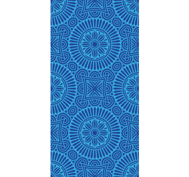 Mandala modré tóny obývacia izba Roleta - Tenstickers