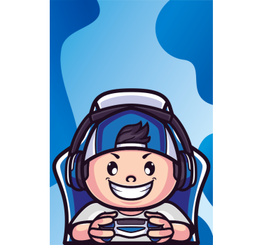 bláznivá roleta veselá postava - Tenstickers